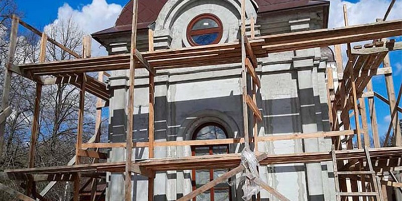 Строительство часовни Святителя Спиридона продолжается